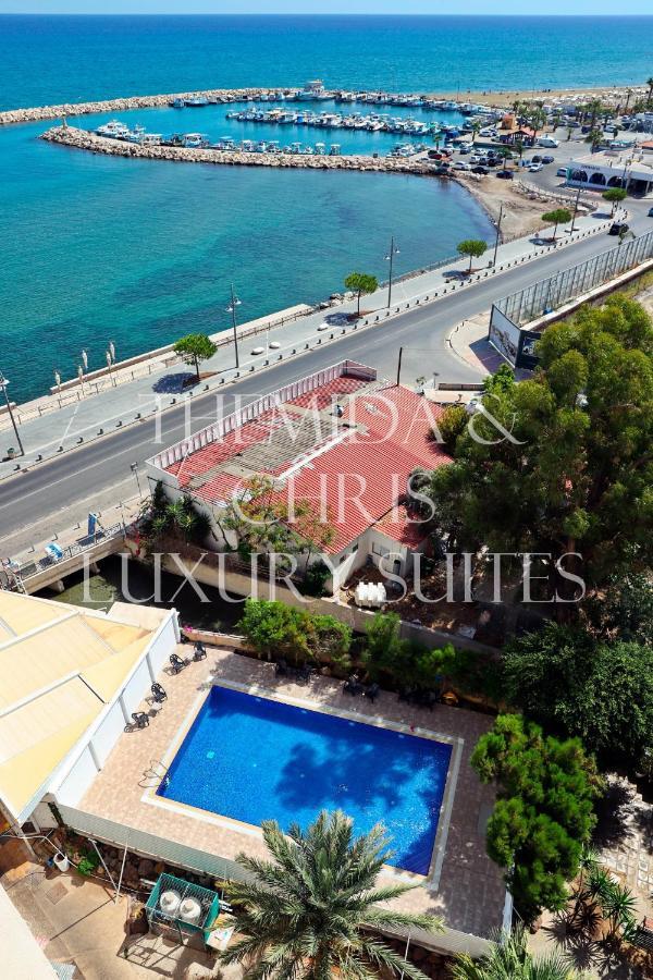 Luxury Penthouse 1Br-Seafront-Seasonal Pool-Central Lárnaka Kültér fotó